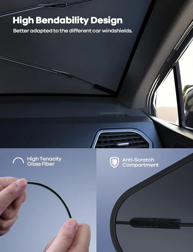 Car Windshield Sun Shade | واقي شمس للزجاج الأمامي للسيارة